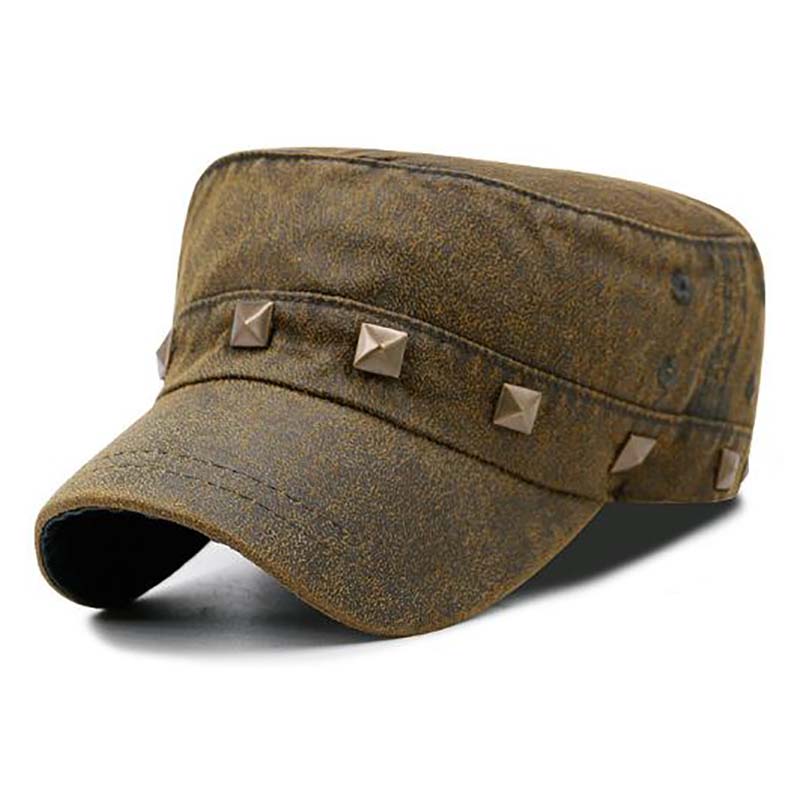 時(shí)尚平頂軍帽訂制-平頂帽定制廠家