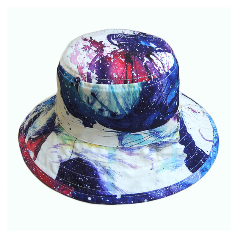 遮陽(yáng)印花戶外盆帽定制
