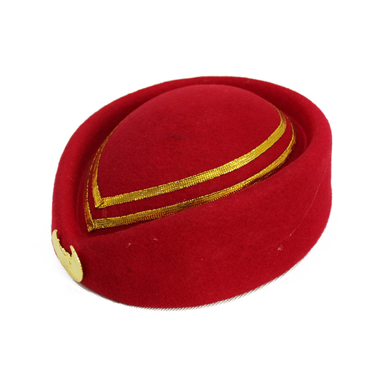 純棉空姐帽定制-空姐帽訂制廠家