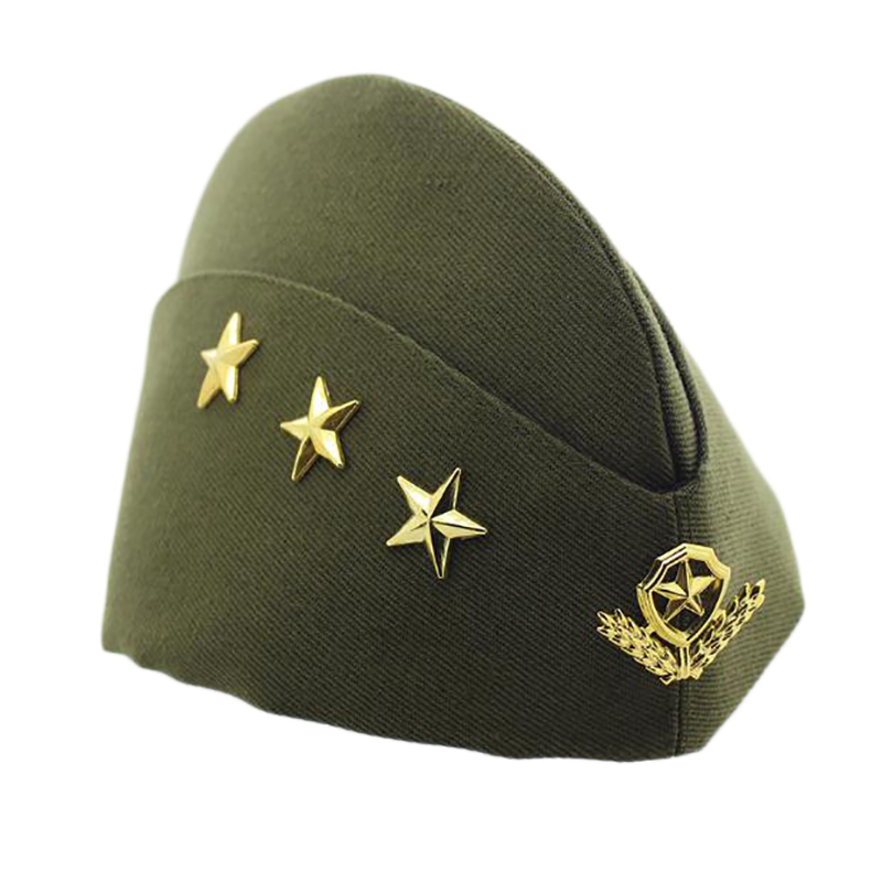 個性針織定型軍帽定制-定型帽廠家