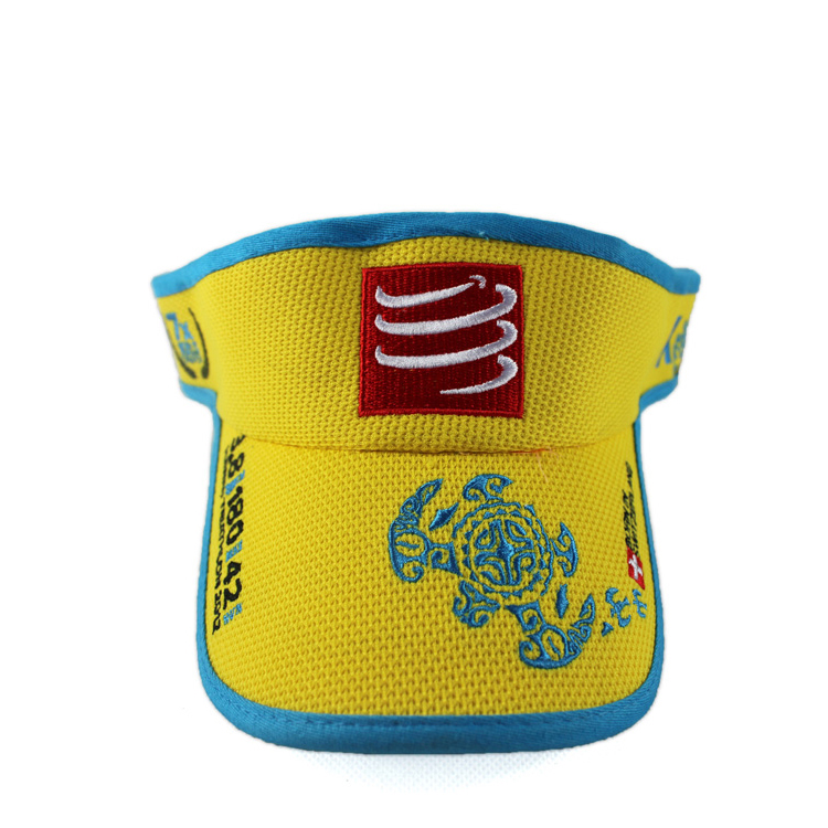 速干透氣跑步空頂帽定制