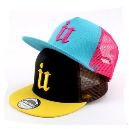 平板嘻哈網眼帽定制