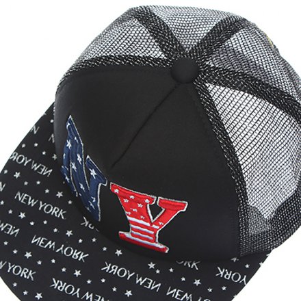 字母繡透氣潮款帽定制