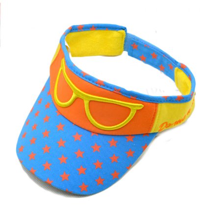 印花兒童遮陽(yáng)空頂帽定制