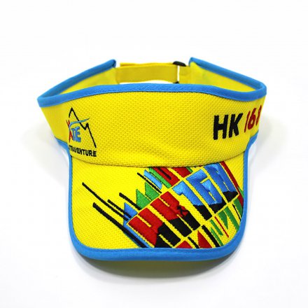 繡花馬拉松無頂帽定制