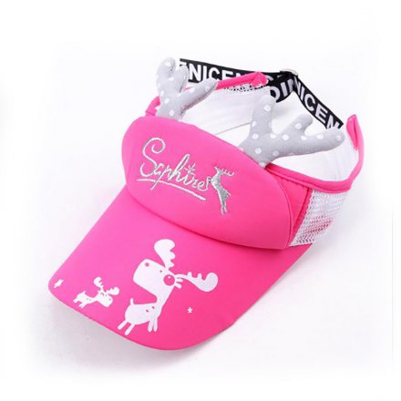 夏季無(wú)頂防紫外線學(xué)生帽定做