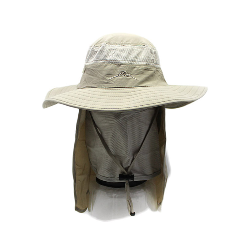 防塵方式釣魚帽訂制-釣魚帽訂制打樣