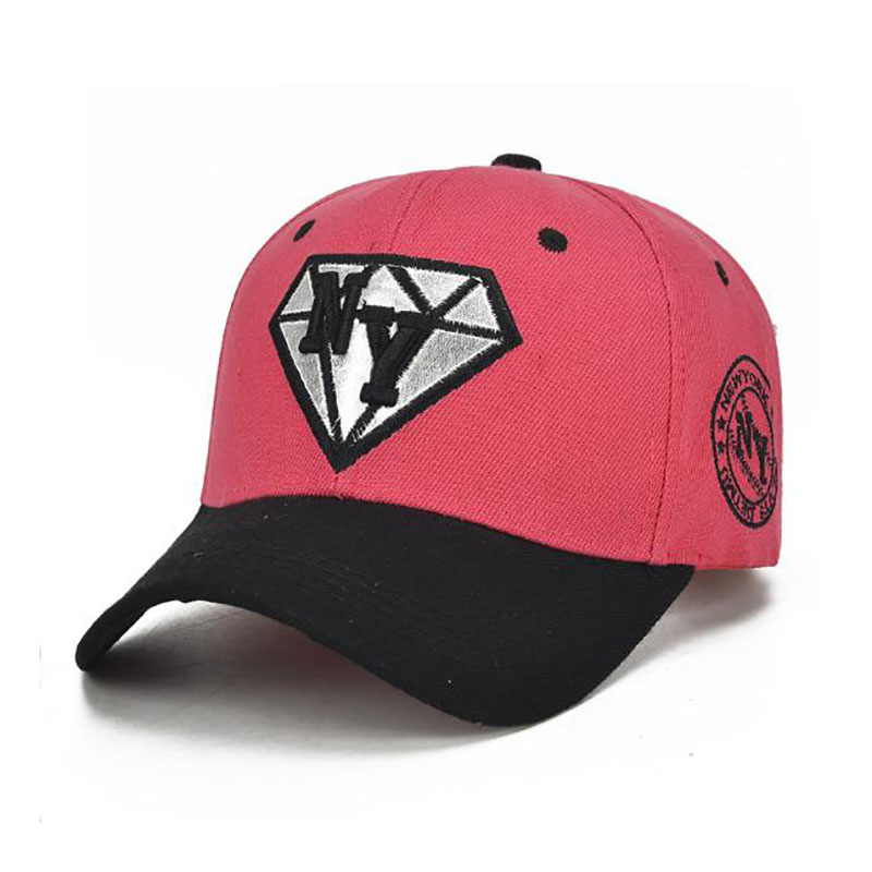 時尚立體繡棒球兒童帽定做