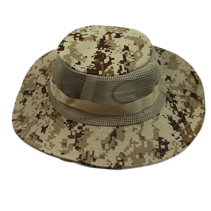 迷彩透氣登山帽定制-廣東登山帽廠家