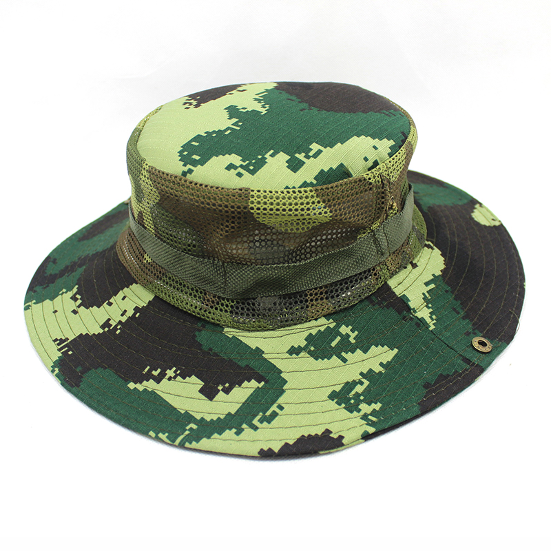 迷彩休閑透氣帽定制-休閑漁夫帽廠家