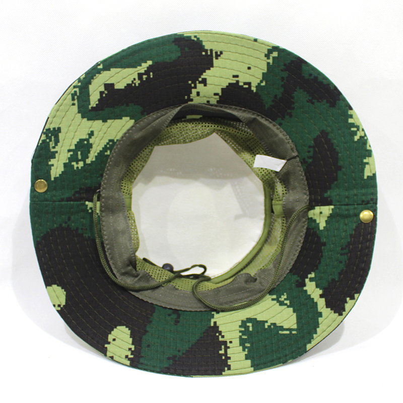 迷彩休閑透氣帽定制-休閑漁夫帽廠家