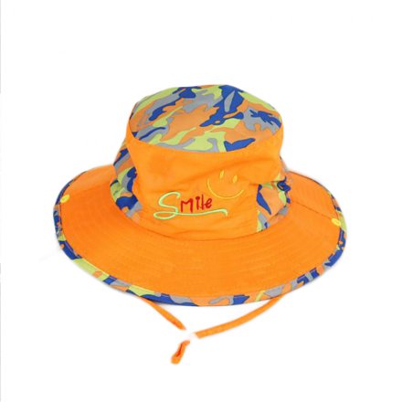 大檐運動平頂兒童帽定制