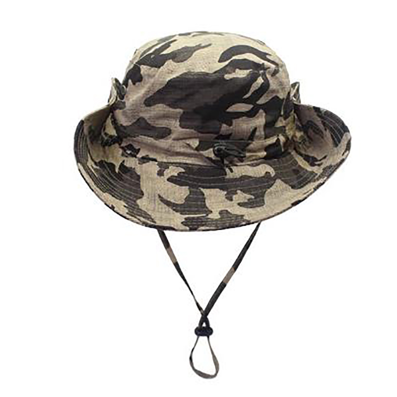 迷彩防曬帽訂制-防曬漁夫帽定做
