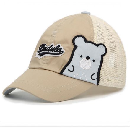 戶外透氣親子網帽定制