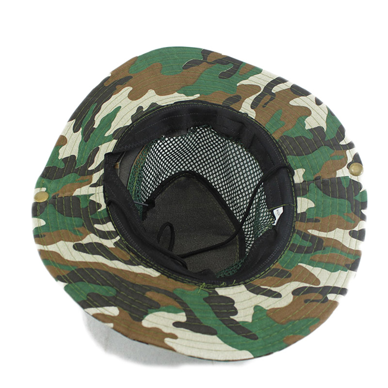 迷彩透氣戶外帽定制-漁夫帽廠家定制
