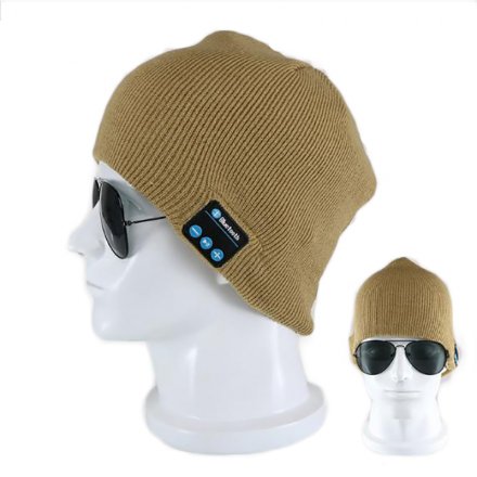 腈綸提花藍牙針織帽定制