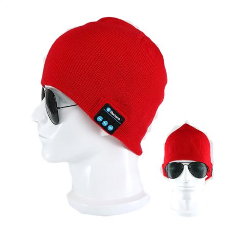 腈綸提花藍牙針織帽定制