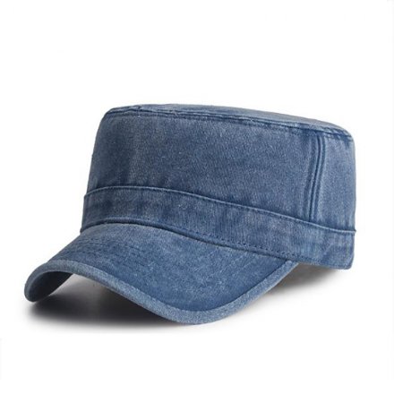 洗水做舊牛仔平頂帽定制