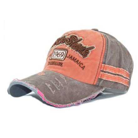 貼布繡韓版磨邊洗水帽定制