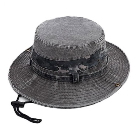 戶外防曬休閑洗水漁夫帽定制
