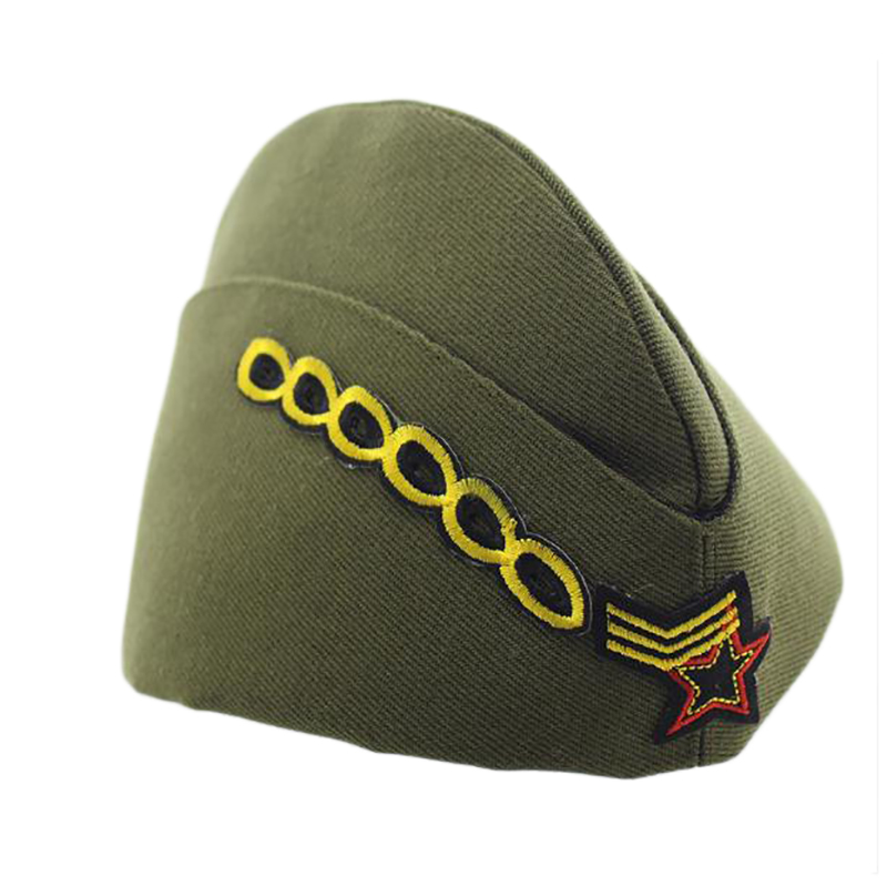 個(gè)性針織定型軍帽定制-定型帽廠家