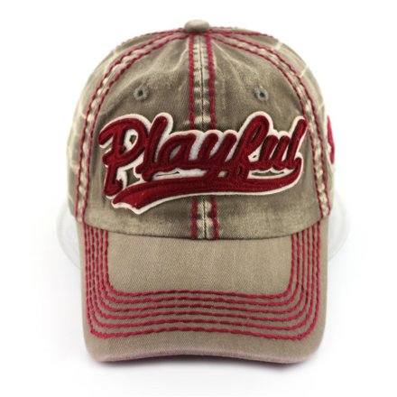 刺繡套色六頁(yè)帽定制